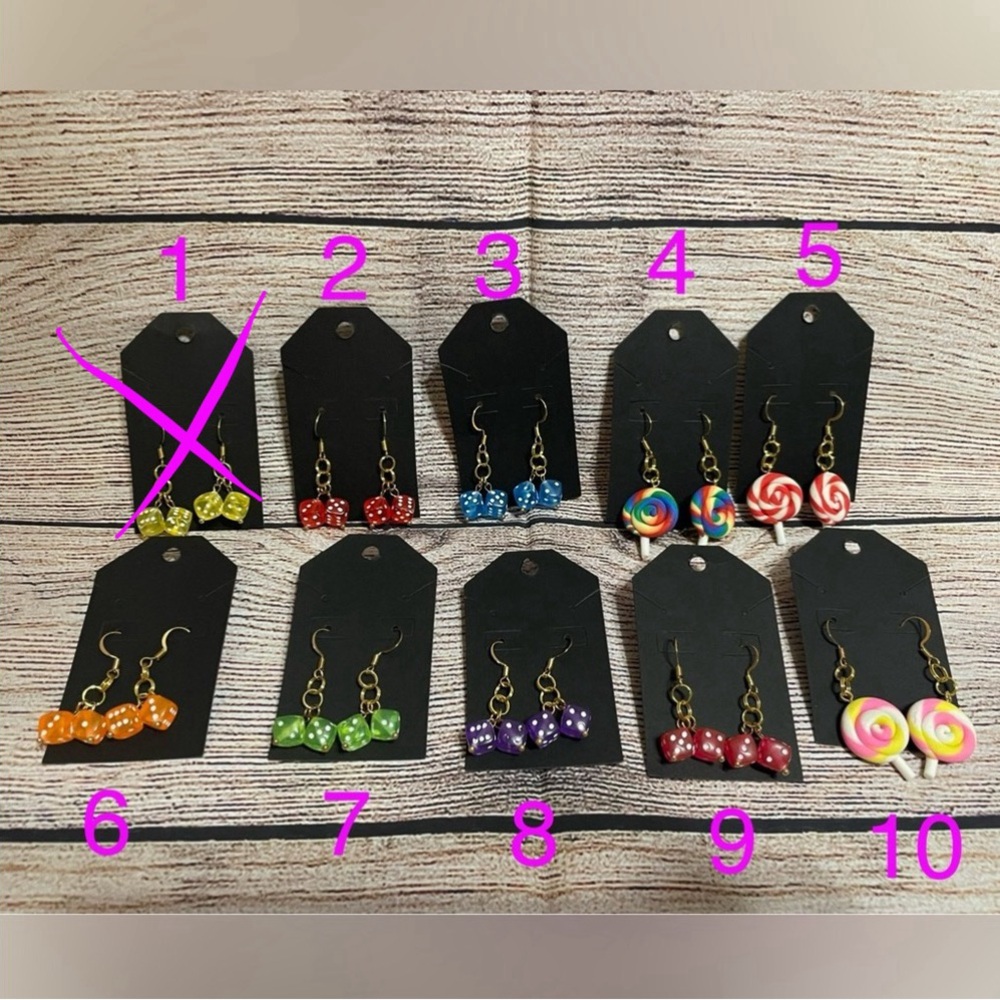 Earrings (mix and match 2) Handmade